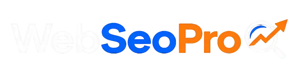WebSeoPro logo for dark backgrounds