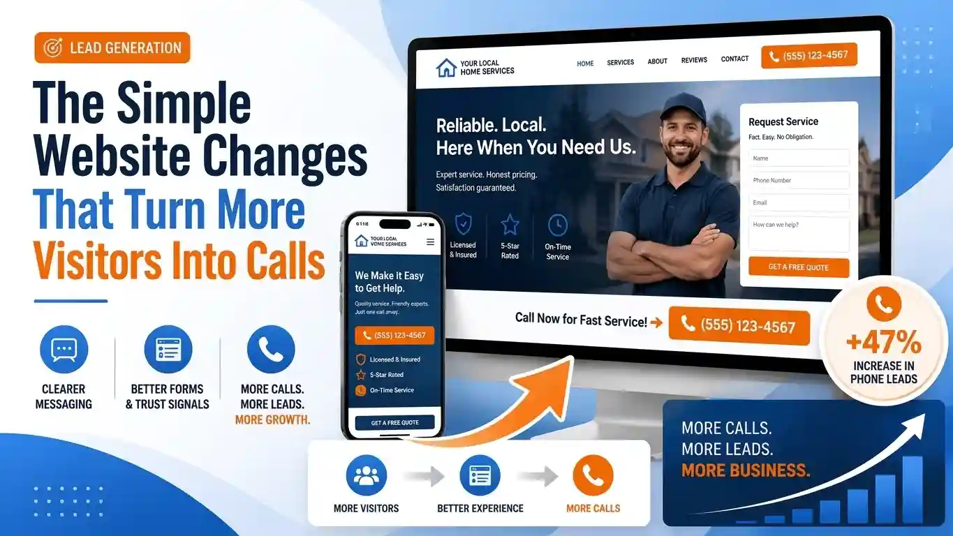 Local service business improving visibility in Google local search and Maps