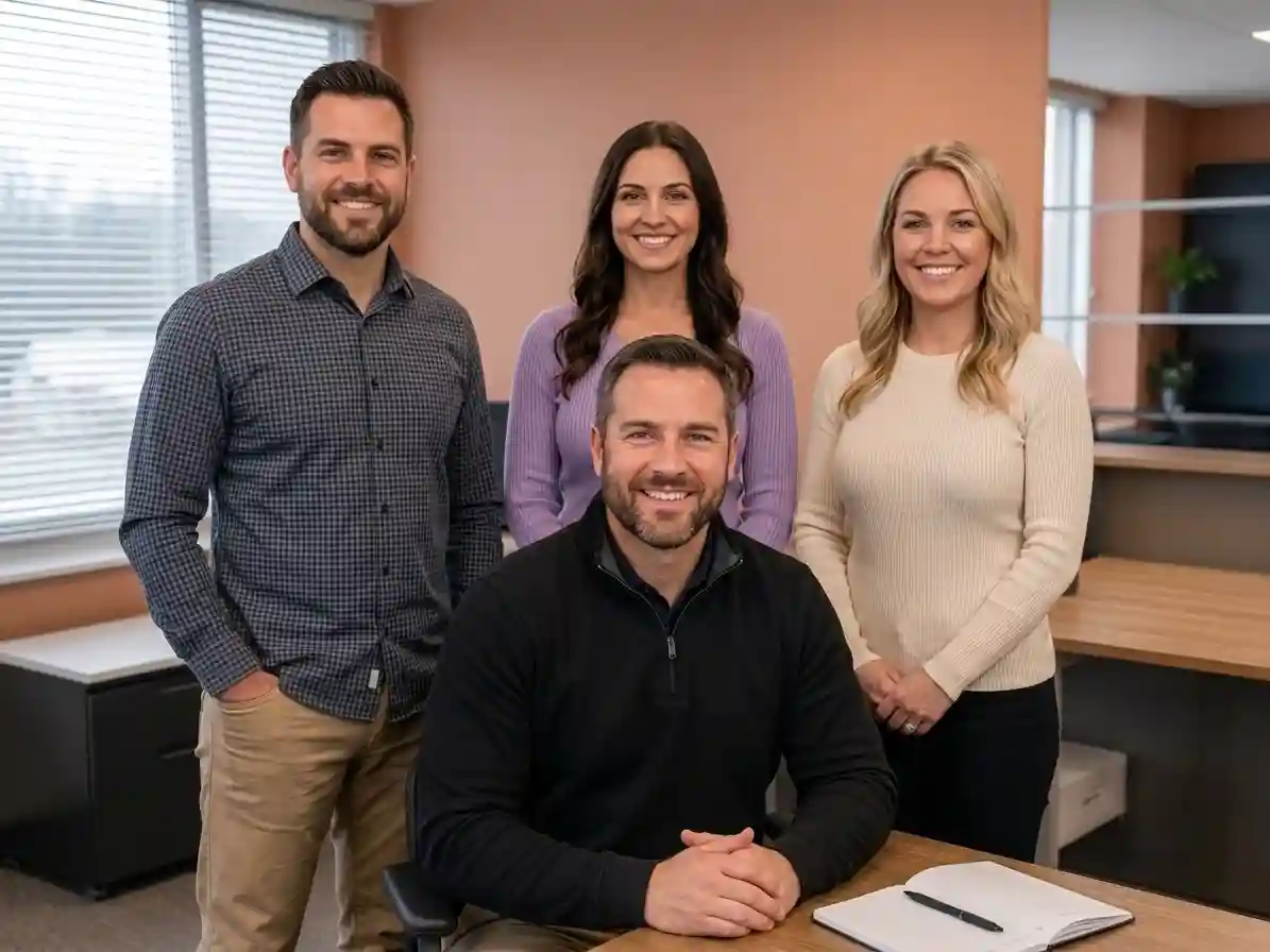 Digital marketing professionals collaborating on local business growth strategy