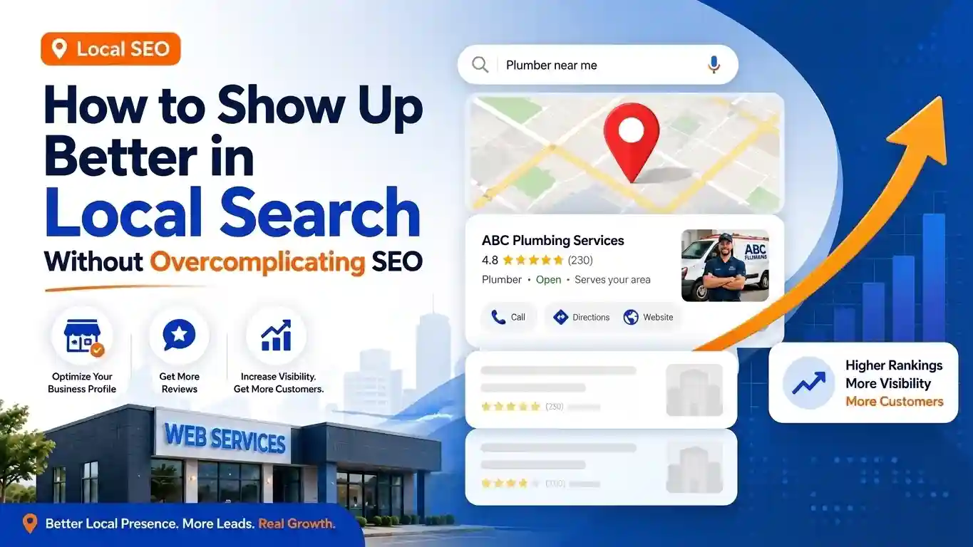 Local service website designed to turn more visitors into calls and service requests